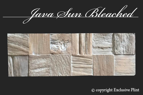 Java Sun Bleached Holz Wandpaneel